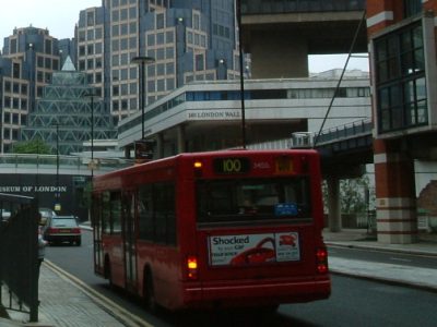 Autobusas Londono centre