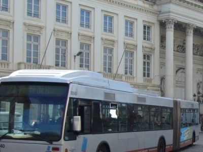 Autobusas Briuselio centre