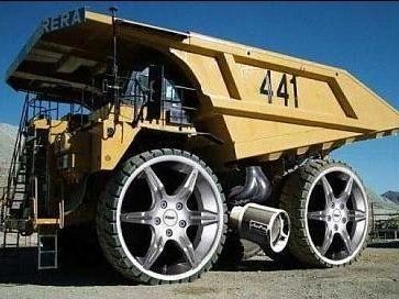 BelAZ tiuningas