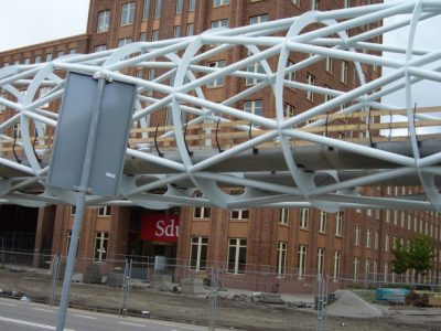 Tramvajaus estakados statybos