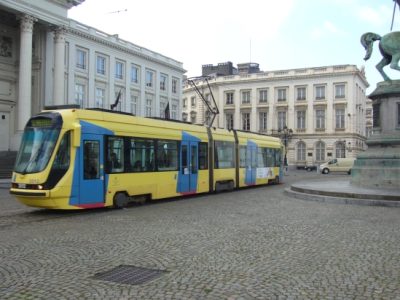Tramvajus Briuselio (Belgija) centre